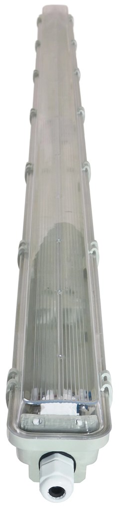 BERGE Svietidlo pre LED trubice BRGTRU080 - T8 - 1 x 150cm - 230V - IP65 - ver2