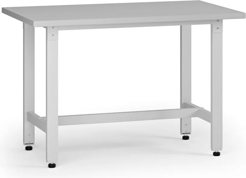 Výškovo nastaviteľný dielenský stôl G5, 1200 x 750 x 800-1000 mm