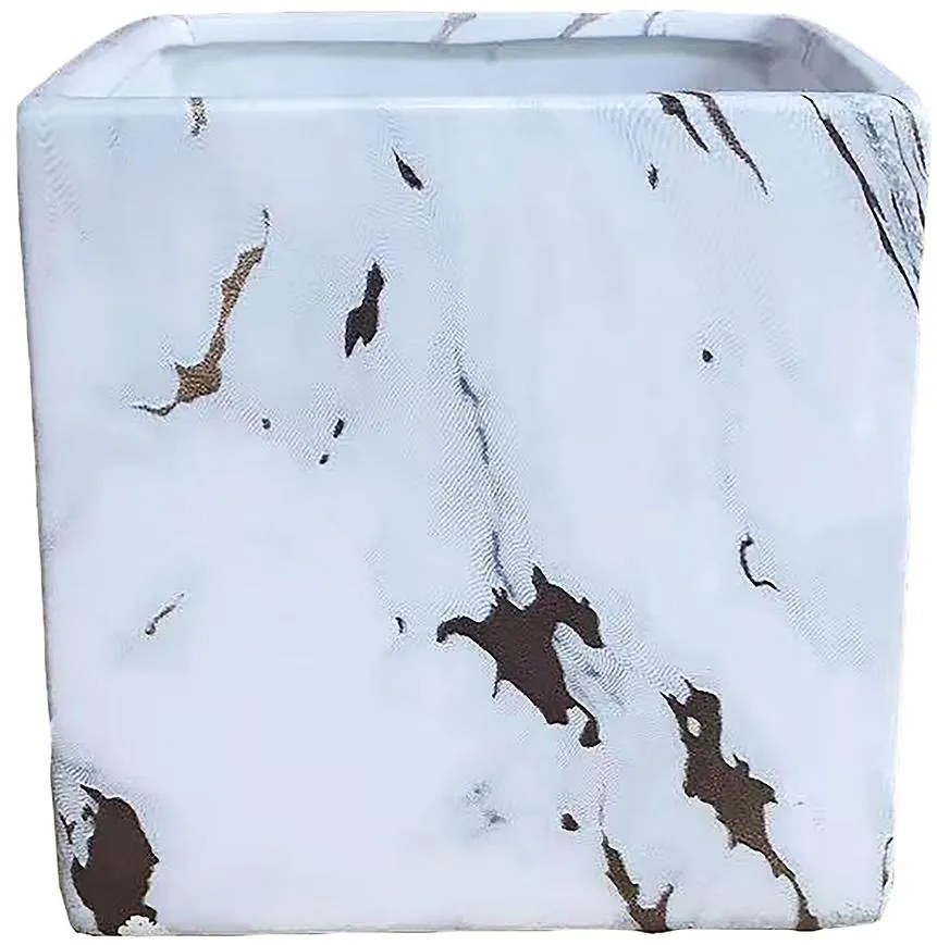 Kvetináč YS44148L ceramic Sq Water Transfer Effect 15