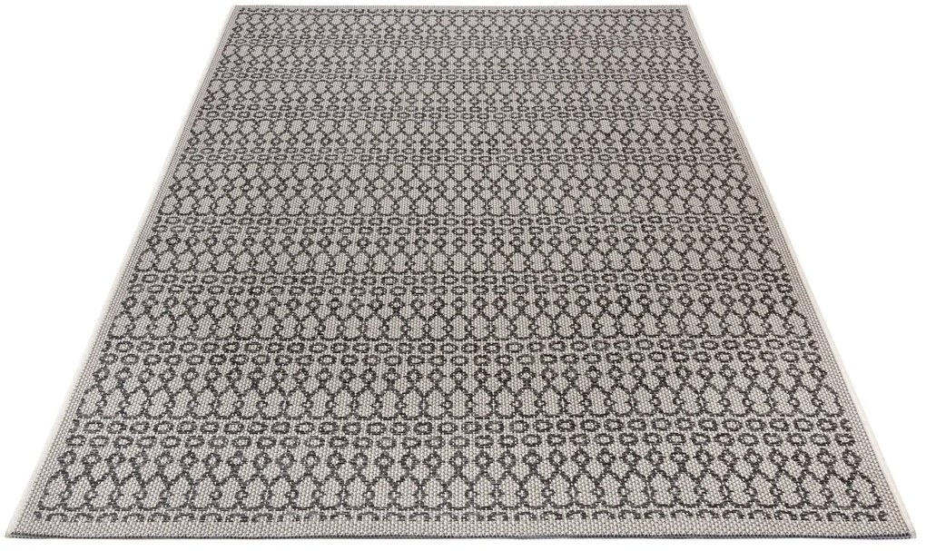 Kusový koberec Clyde 105913 Vanti Beige Grey - na von aj na doma, 190x290, šedá, chodba / predsieň, Hanse Home