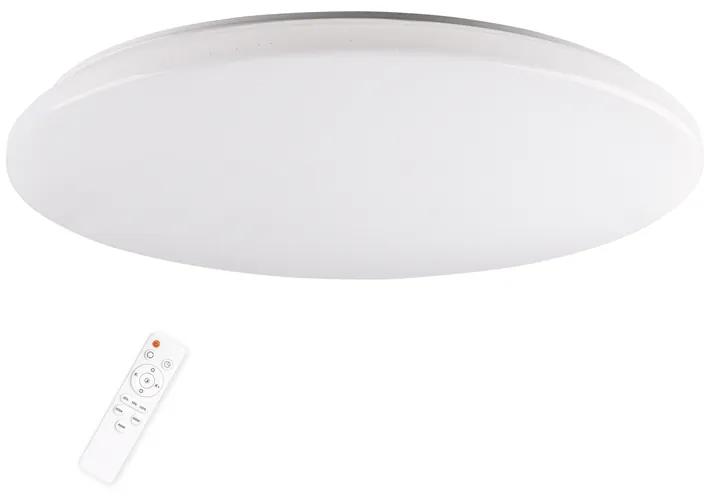 PLX Prisadené stropné LED osvetlenie PENY, 100W, teplá-studená biela, 79cm, okrúhle, biele
