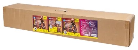 Aigostar - LED vonkajší vianočný stromček 125xLED/6W/230V/8 funkcií 120 cm IP44 teplá biela