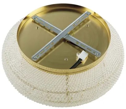 Ideal Lux - Krištáľové stropné svietidlo PASHA 10xE14/40W/230V pr. 55 cm zlatá