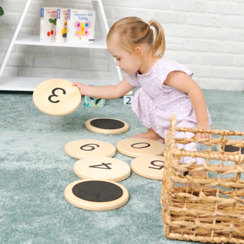 Montessori nášlapné kamene – čísla