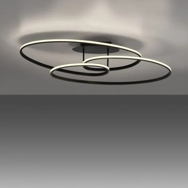 JUST LIGHT. 15321-18 - LED Stropné svietidlo LUMACA LED/33W/230V čierna