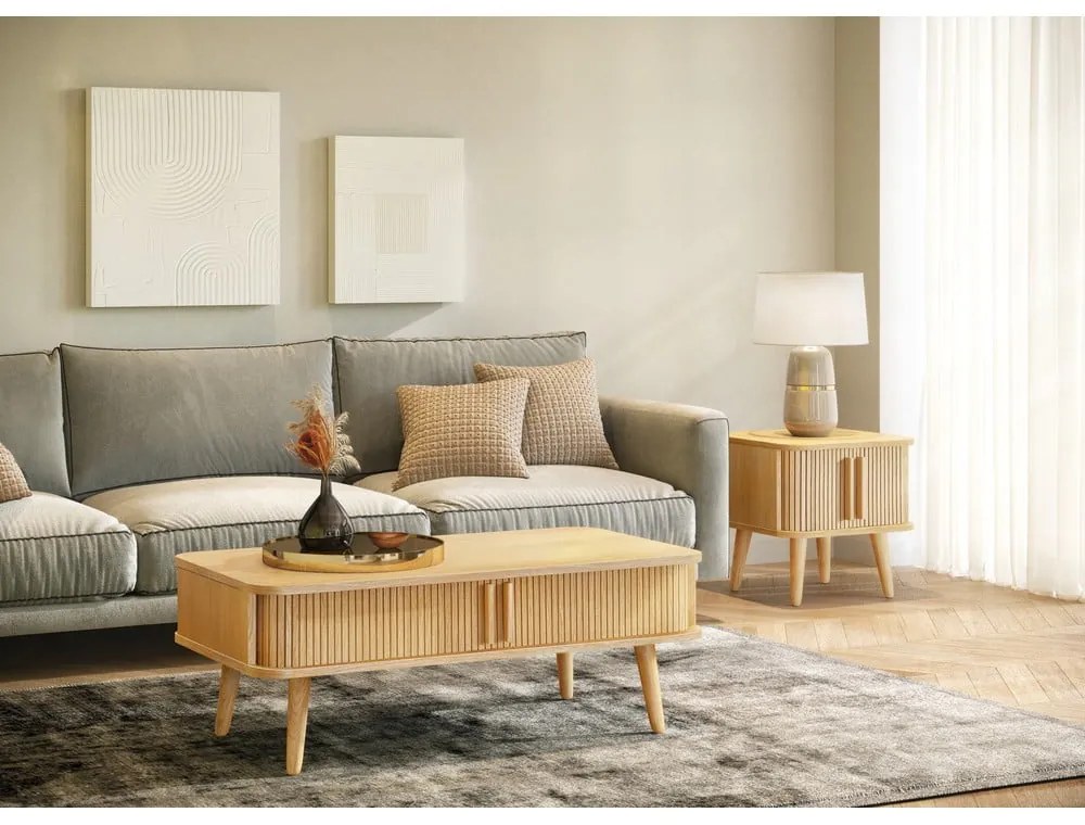 Konferenčný stolík v dekore duba 58x107.5 cm Rove – Woodman