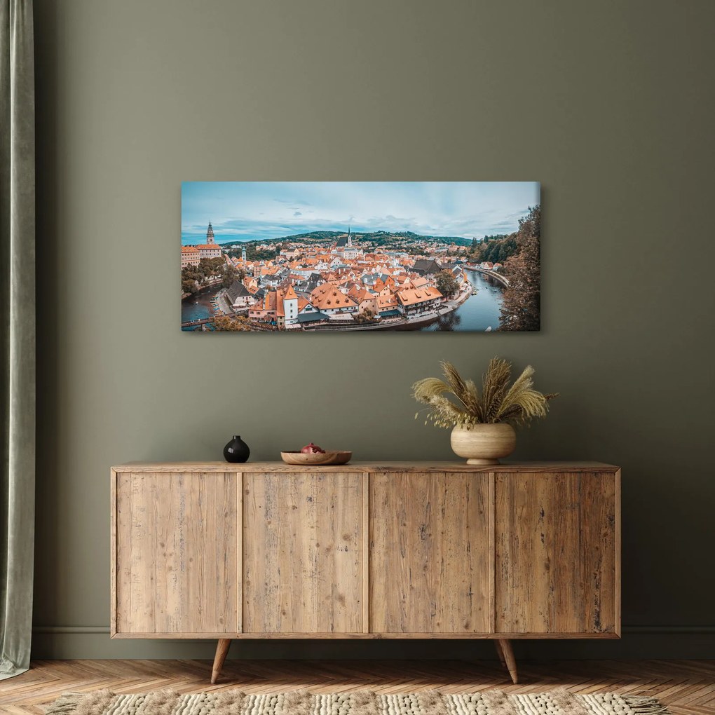 Obraz - Český Krumlov (120x50 cm)