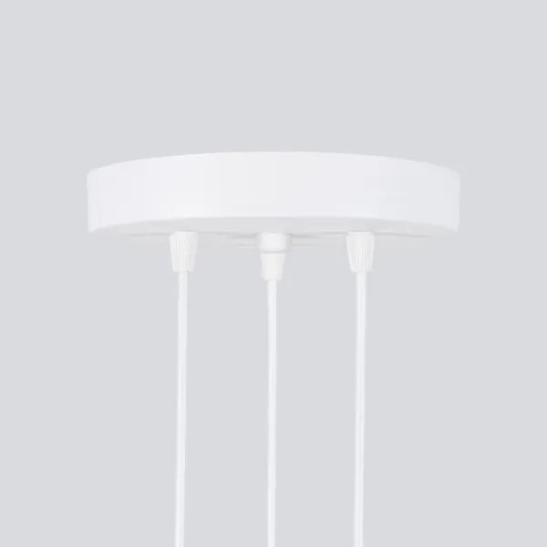 Sollux SL.1538 - Luster na lanku KARBON 3xGU10/10W/230V biela