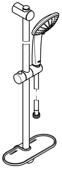 GROHE 27226001 - Sprchová súprava EUPHORIA 110 Massage 900 mm lesklý chróm