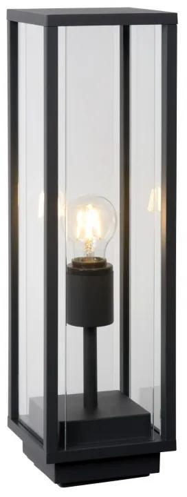 LUCIDE Vonkajšia stolná lampa CLAIRE, E27, 1x60W, 50cm, čierna