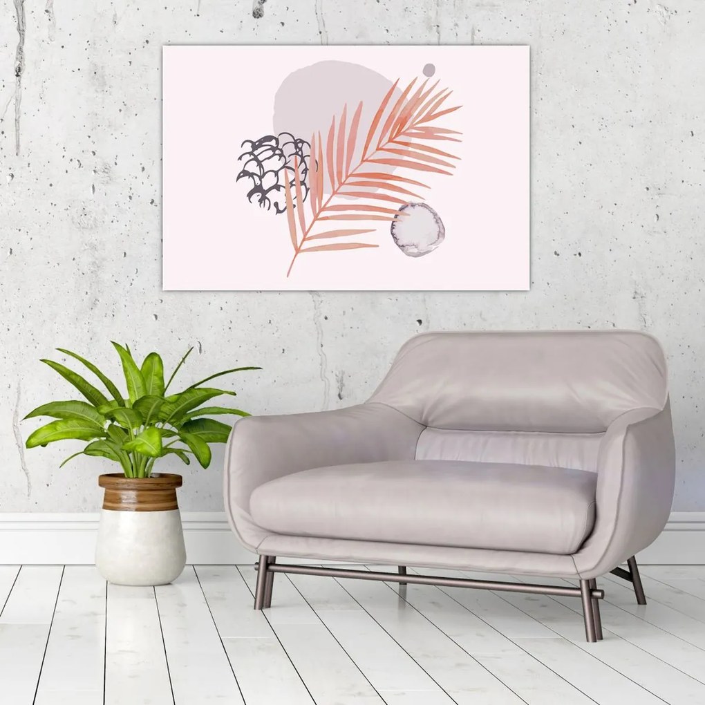 Obraz - Fialový minimalizmus N⁰3 (90x60 cm)