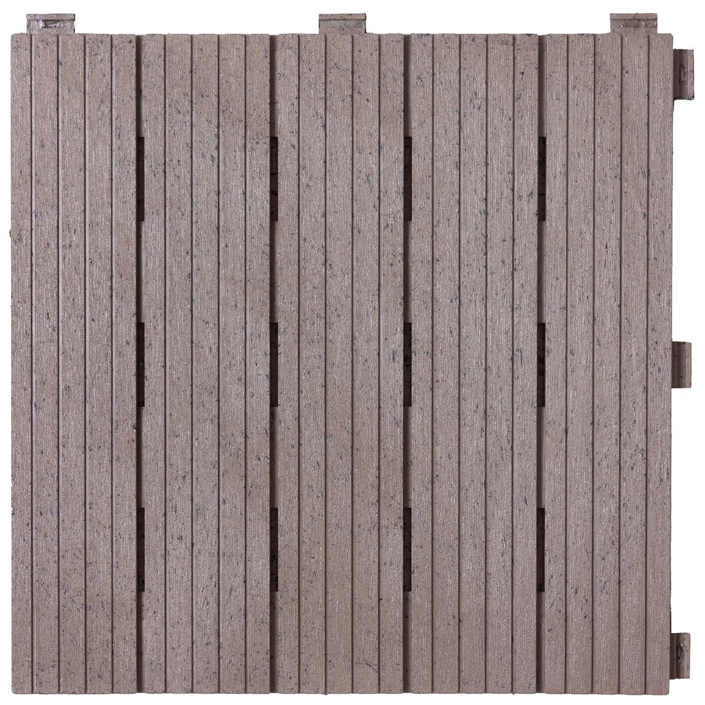 Multy Home Gumová dlaždica COSMOPOLITAN 30 x 30 cm, hnedý dub