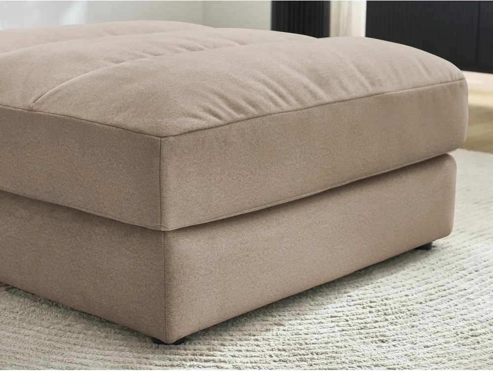 Taupe zamatová podnožka Sierra – Bobochic Paris