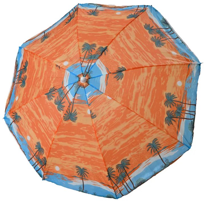Slnečník SUNSET BEACH 180 cm, oranžový