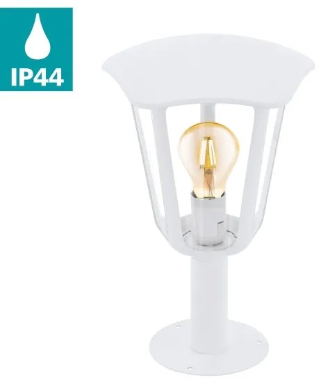 Eglo 98117 - Vonkajšia lampa MONREALE 1xE27/60W/230V IP44 výška 335 biela