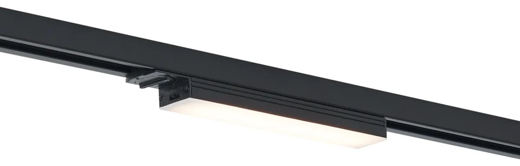 Moderné stropné svietidlo čierne pre koľajnicový systém 1-fázové 5W 400 lm 2700-4000K - Iconic Tsiri
