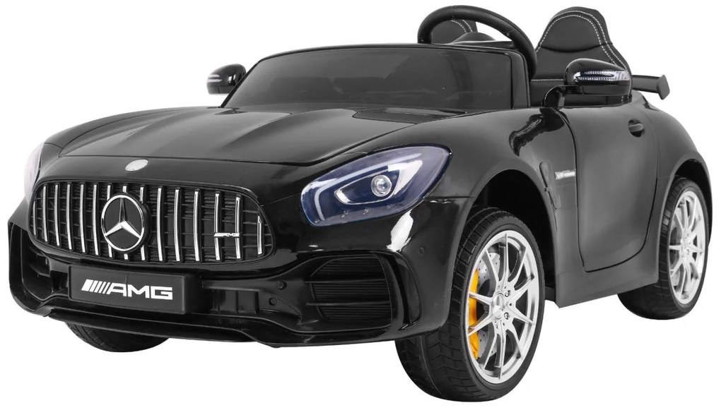 RAMIZ ELEKTRICKÉ AUTÍČKO MERCEDES-BENZ GT R 4 x 4 - LAKOVANÉ - ČIERNE - 4 x RS550PH-12V - 2 x 12V/7Ah - 2023