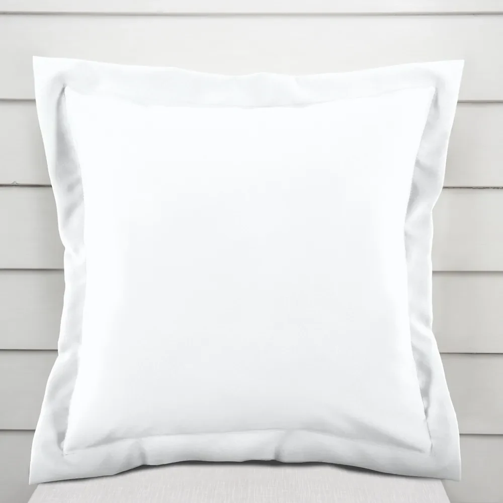 Biante Dekoračná obliečka na vankúš s lemom Rongo RG-045 Biela 50 x 60 cm