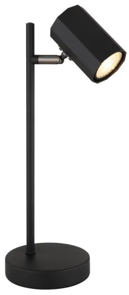Globo 57918TB - Stolná lampa JAMES 1xGU10/5W/230V čierna