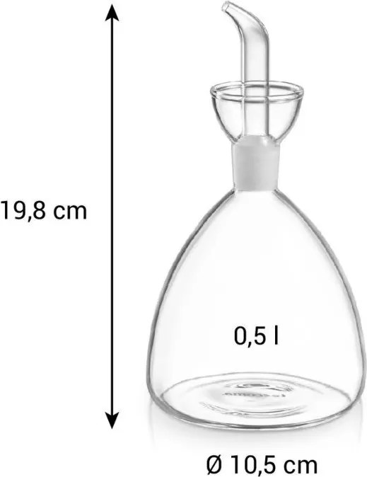 Tescoma Fľaša na olej alebo ocot Virgo 500 ml
