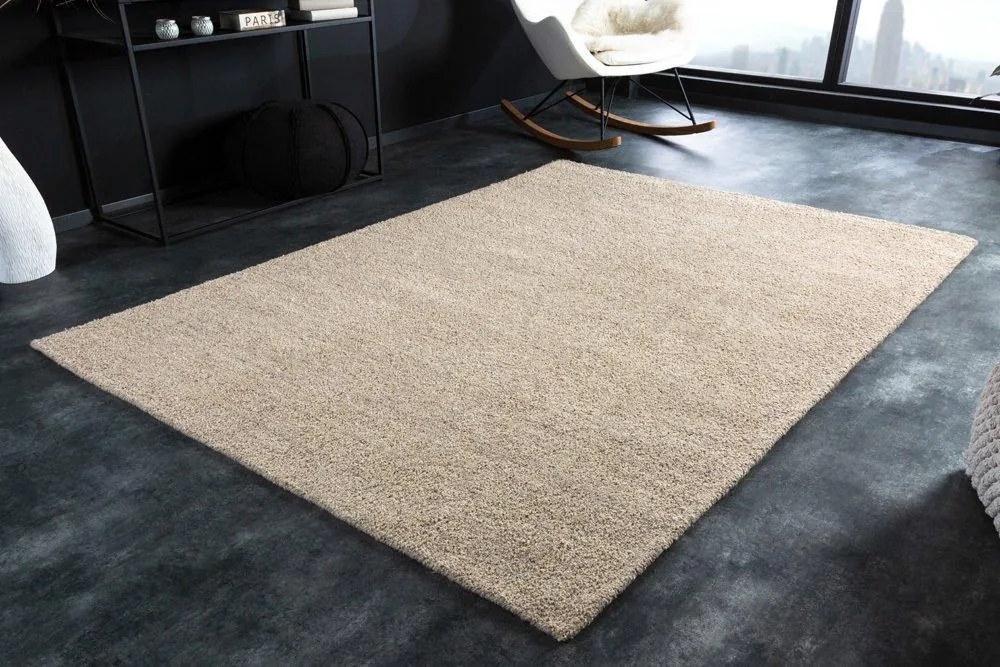 Nemecko -  Ručne tkaný koberec WOOL 230x160 cm, béžový, bavlna