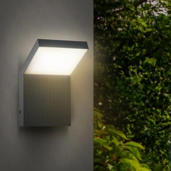 Brilagi - LED vonkajšie nástenné svietidlo RIANO LED/8W/230V antracit IP65