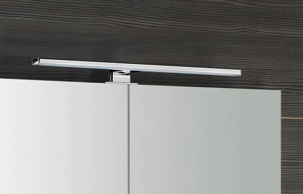 Sapho Sapho, RIWA galérka s LED osvetlením, 81x60x17cm, biela lesk, RIW080-0030
