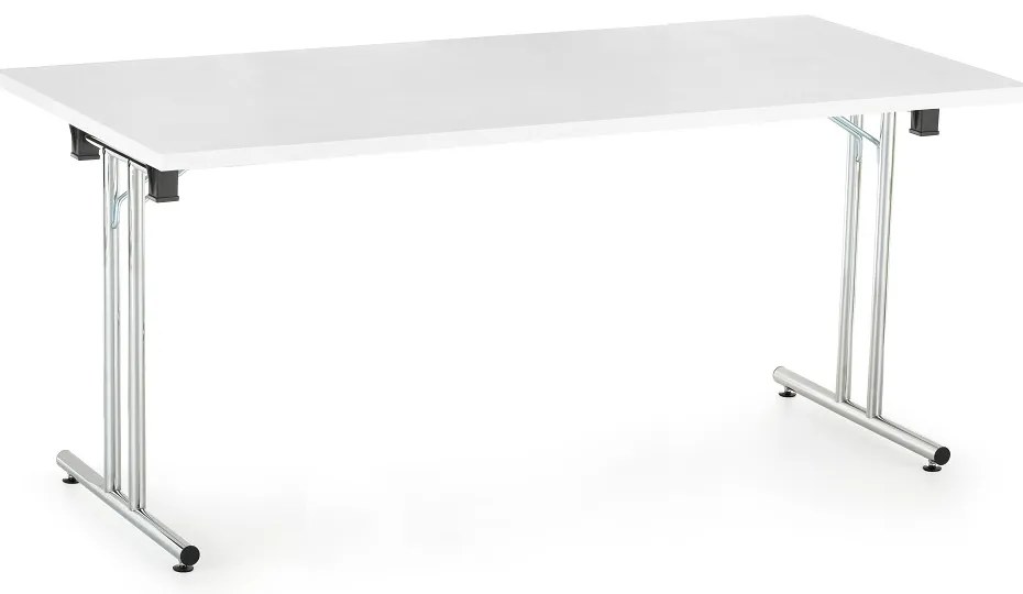 Skladací stôl Impress 160 x 80 cm, biela