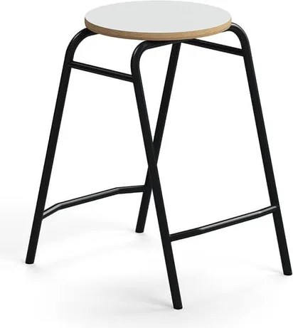 Stolička ALTUS, výška 590 mm, antracit/šedá