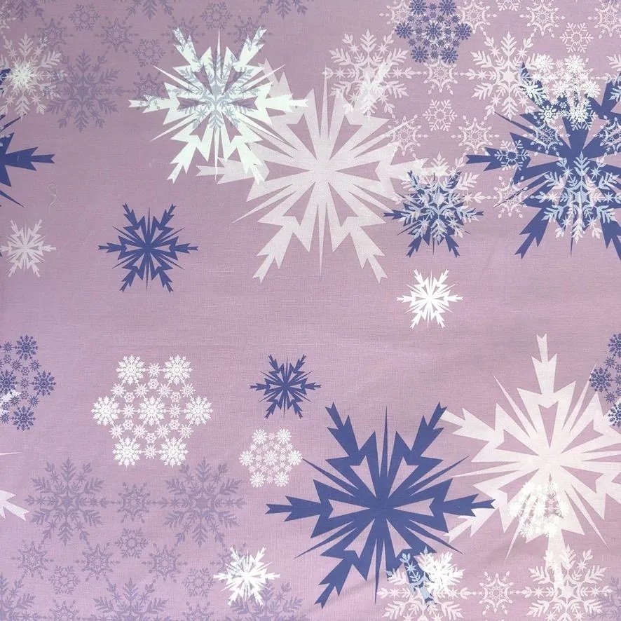 Jerry Fabrics Bavlnené obliečky 140x200 + 70x90 cm - Frozen "Purple 05"