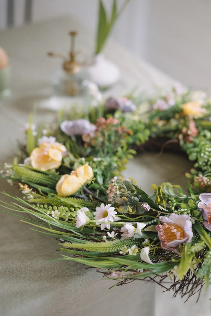 Bella Rose Jarný veniec Bella Rose no. 1 – 55 cm