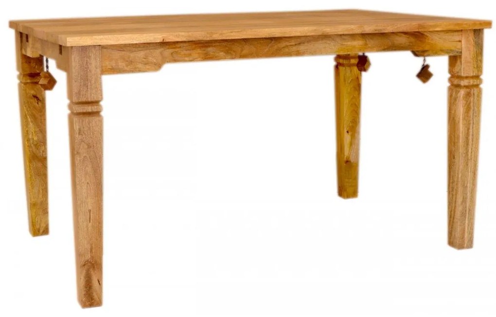 furniture-nabytek.cz - Jídelní stůl z masivu rozkládací až pro 10 osob z dřeva mango 140/220x90