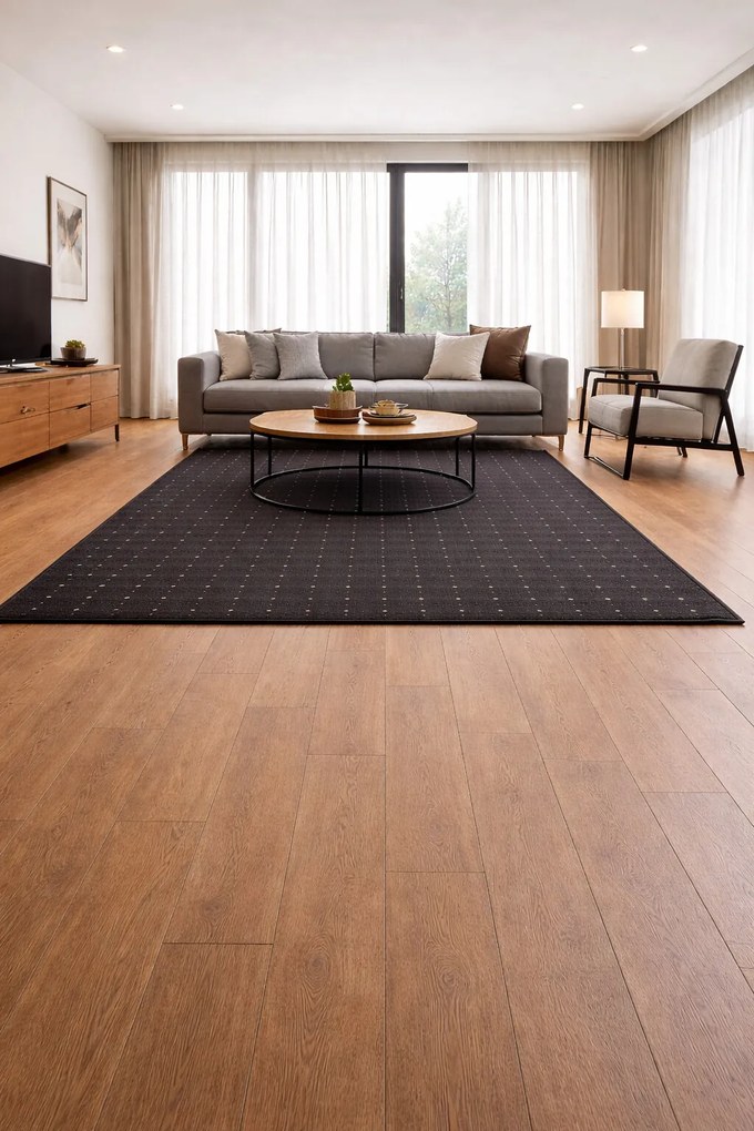 Condor Carpets, Kusový koberec Udinese antracit, 400x500, šedá, chodba / predsieň