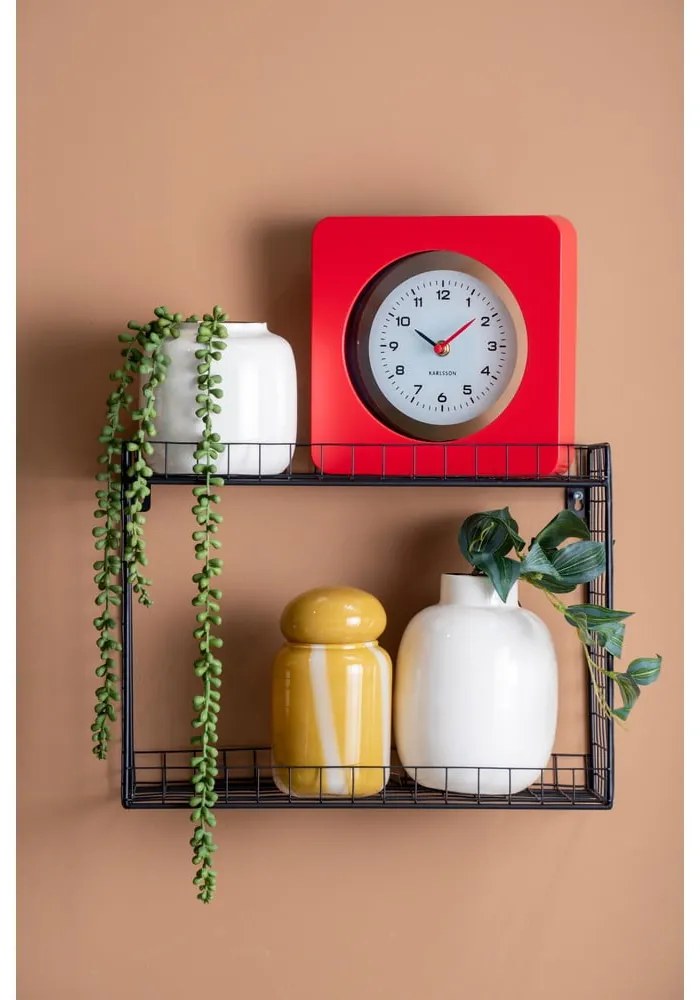 Čierna poschodová oceľová polica 40 cm Reja – PT LIVING