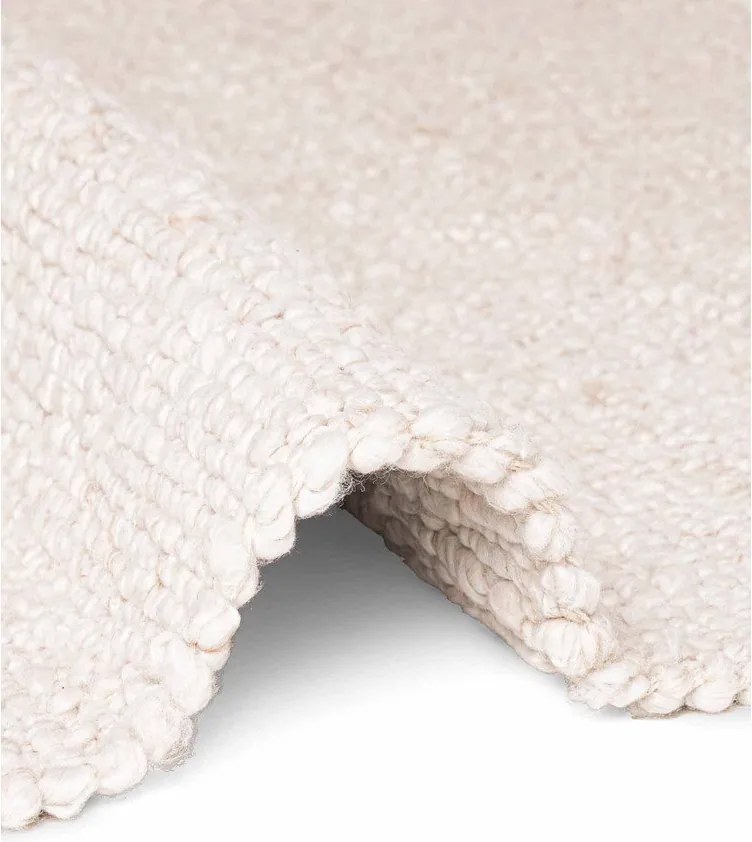 Slonovinový ručne tkaný koberec z materiálu buklé 120x170 cm Notting Hill Portobello – Ted Baker