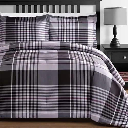 Bestent Bavlnené obliečky Grey Tartan 140x200 cm