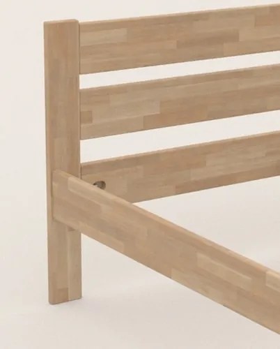 Posteľ Mystic 90x200 cm, prírodný buk