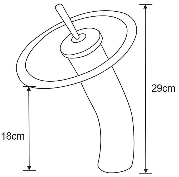 Mexen Niagara vysoká umývadlová batéria, chrómová, 745610-00