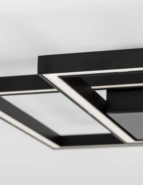 LED stropné svietidlo Porto 32 čierne