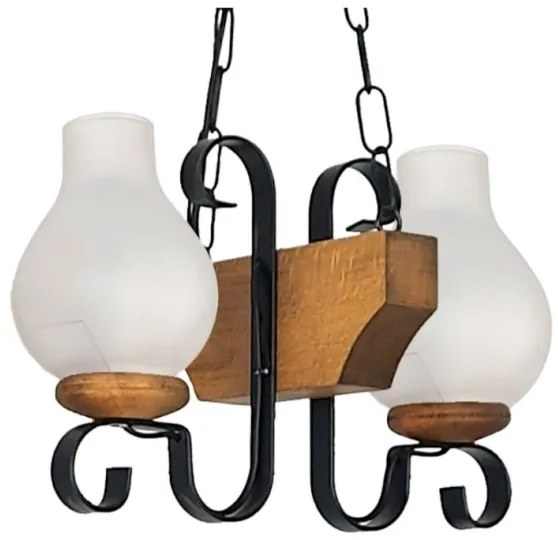 Brilagi - Luster na reťazi QUEEN 2xE14/40W/230V buk