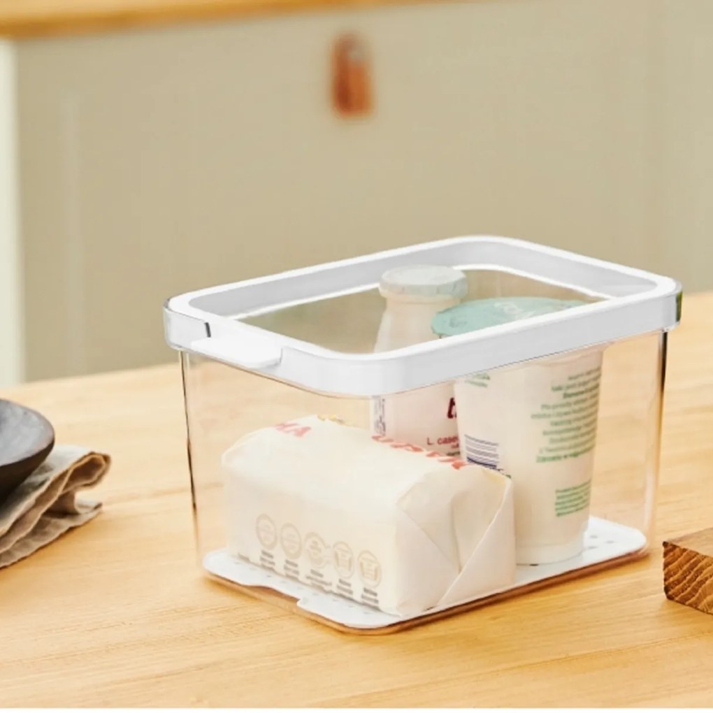 Rotho Organizér do chladničky, s vekom a špeciálnou podložkou 2,15l CAUMA