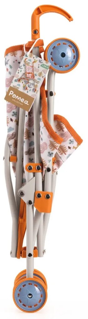 Pomea - skladací kočiarik - lesné zvieratá