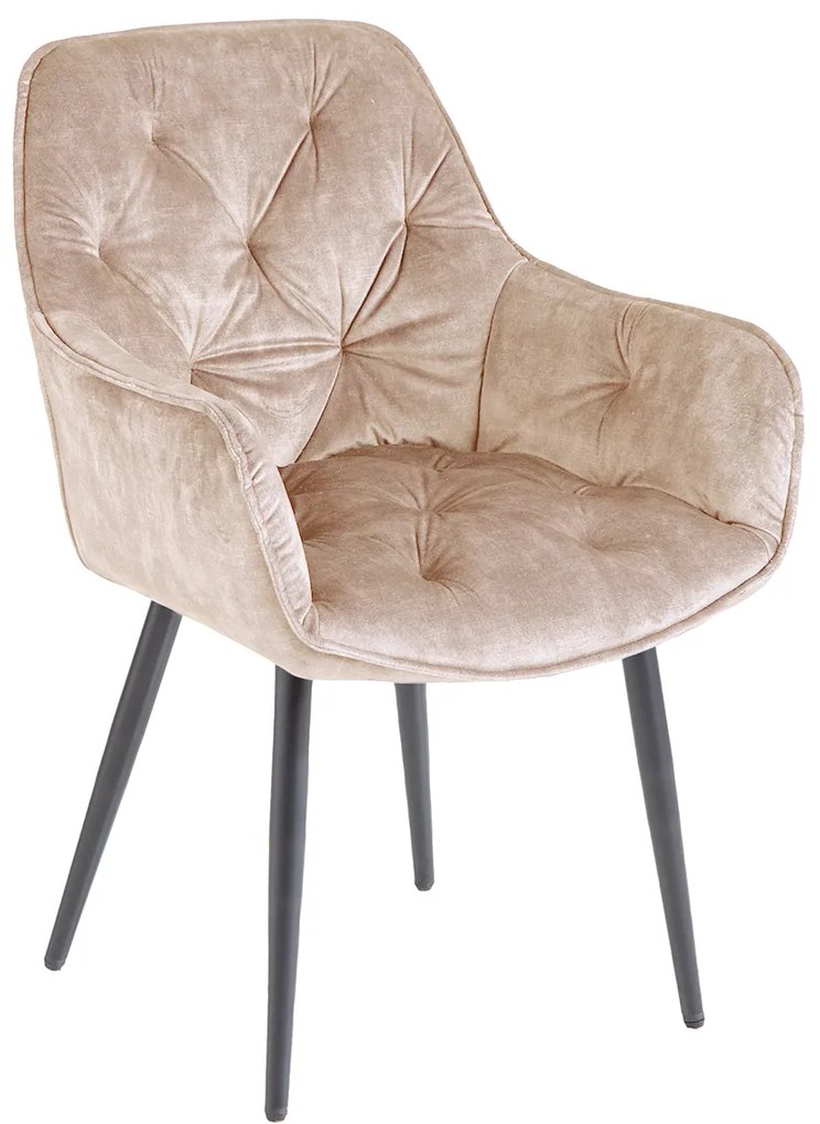 Stolička Milano champagne velvet