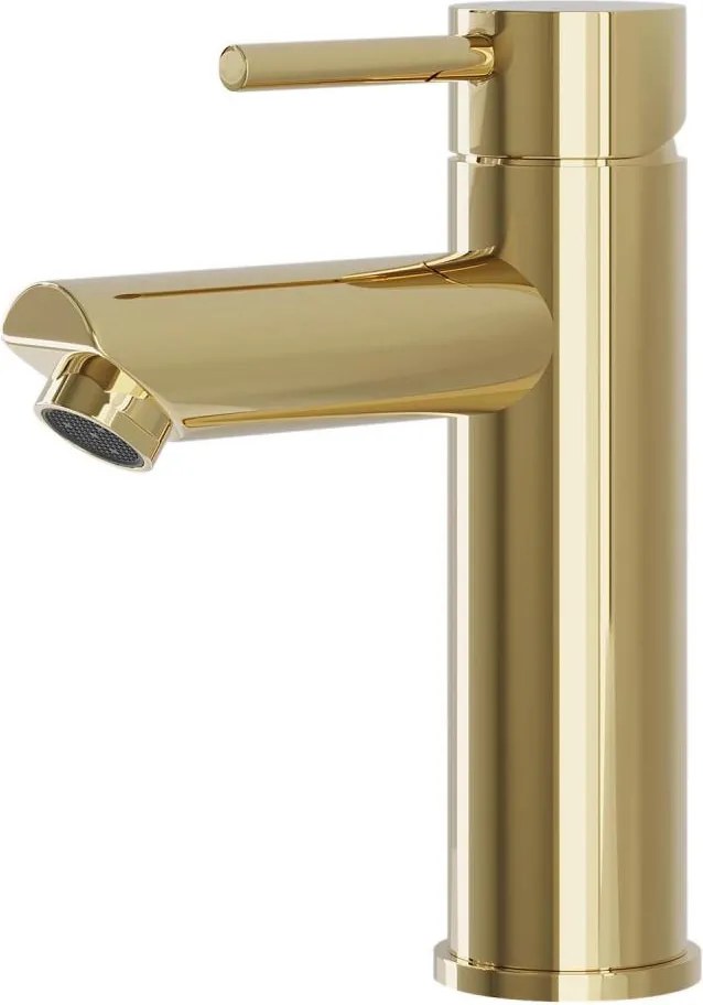 Umývadlová batéria RINGSTED 17,8 cm, lesklá mosadz