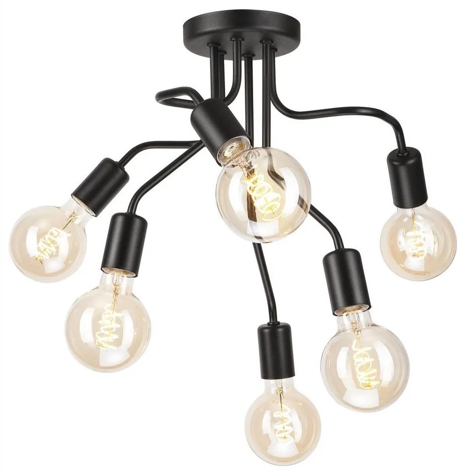 Luster na tyči HILDA 6xE27/60W/230V