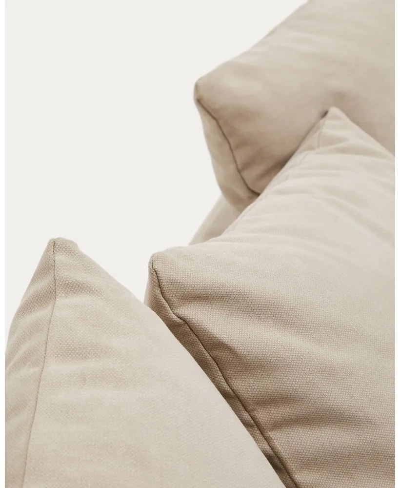 Béžová ľanová pohovka 240 cm Nora – Kave Home