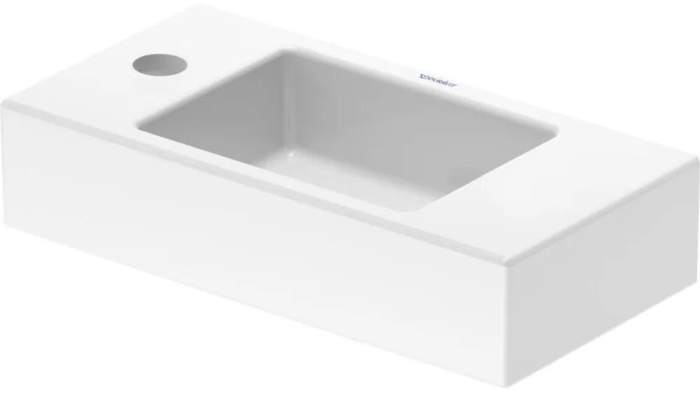DURAVIT Vero Air umývadielko do nábytku s otvorom vľavo, bez prepadu, 500 x 250 mm, biela, 0724500009