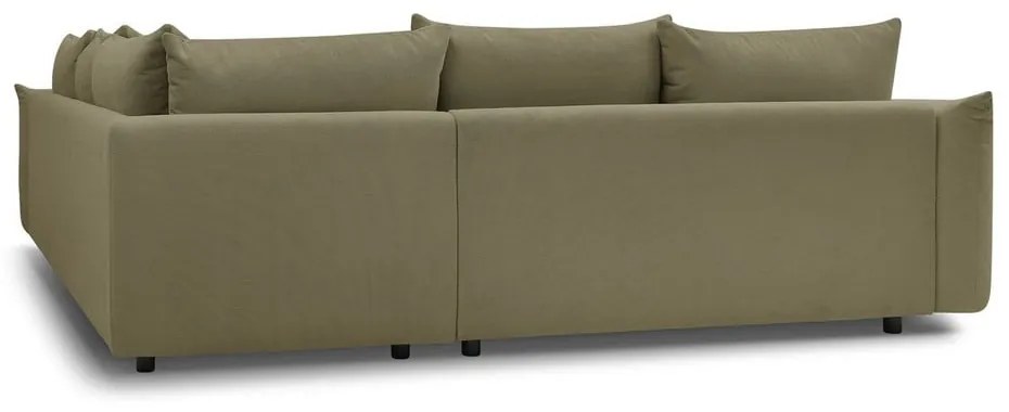 Svetlozelená rohová pohovka Ernest – Bobochic Paris