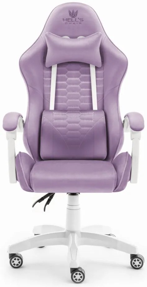 Herné kreslo HC-1000 Purple - zamatová látka