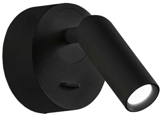 Ideal Lux - LED Nástenné bodové svietidlo BEAN LED/3W/230V CRI 90 čierna